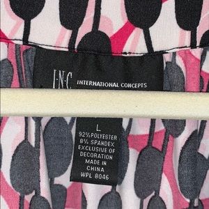 INC International Concepts Tops - INC Patterned Tank top with Large Gems INC International Concepts Tops - INC Patterned Tank top with Large Gems